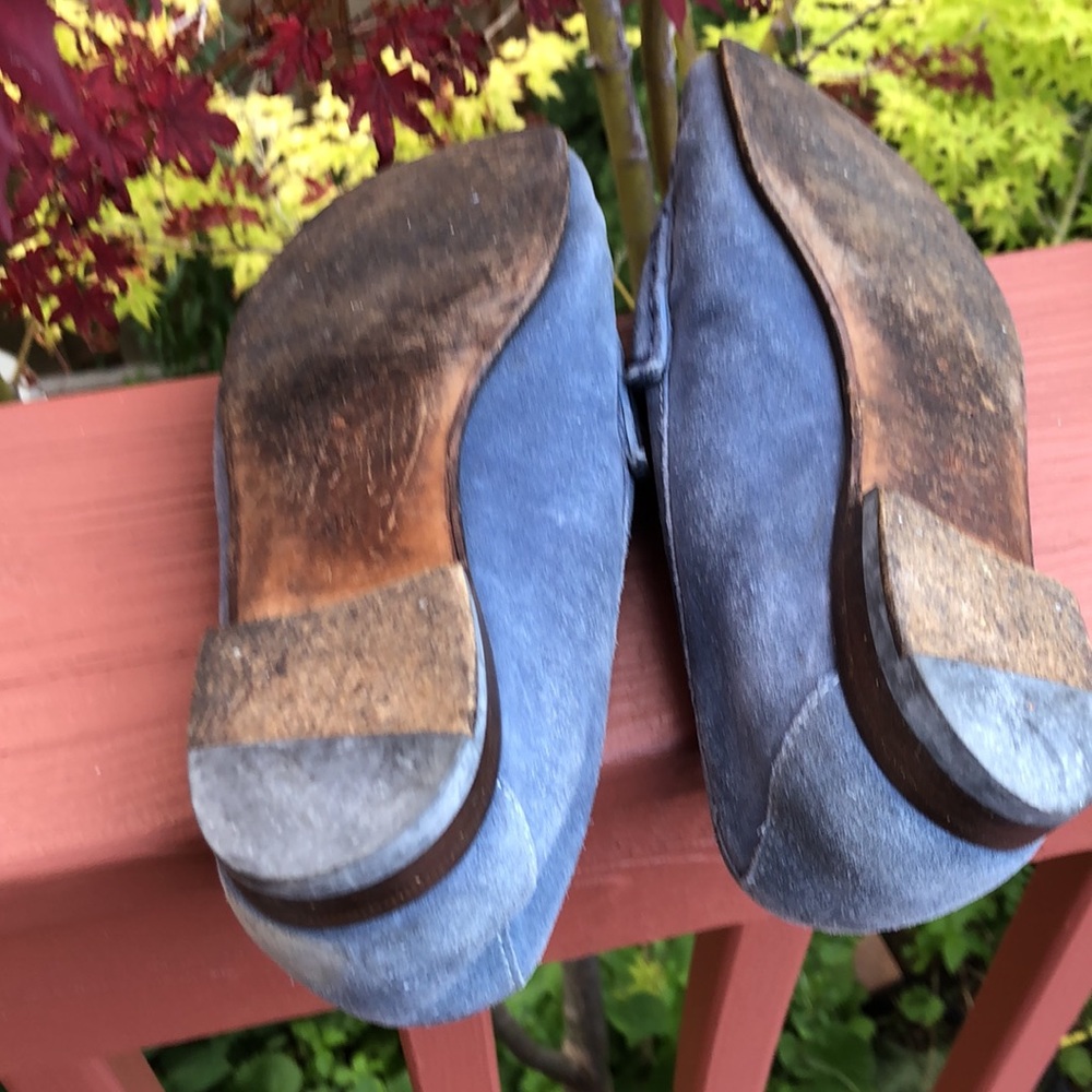 Gucci blue velvet women shoes size 36 - Picture 5 of 6